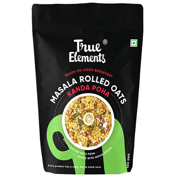 True Elements Masala Rolled Oats Kanda Poha