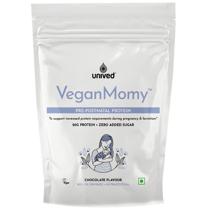 Unived Vegan Momy Pre-Postnatal Protein Powder Chocolate