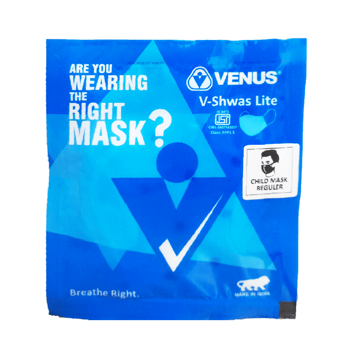 Venus V-Shwas Lite Face Mask for Child B Polka Small