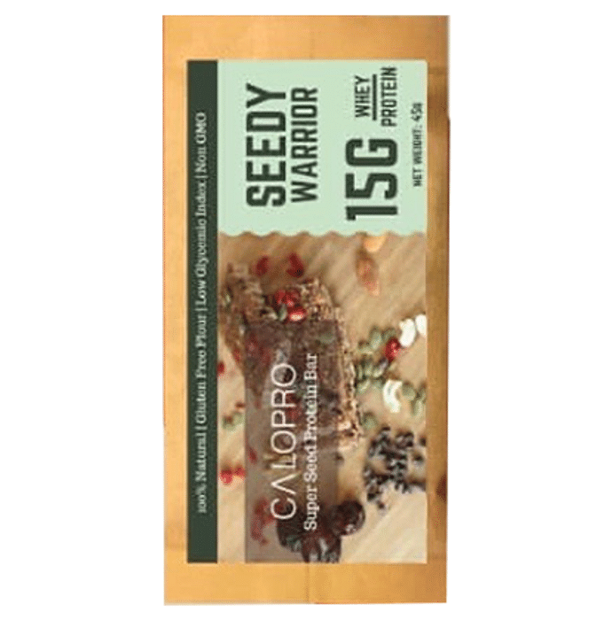Calopro 15G Isolate Whey Protein Bar Seedy Warrior Super Seed Protein