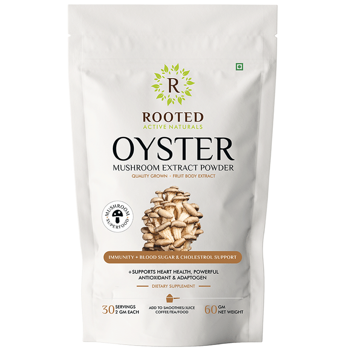 Rooted Active Naturals Oyster Mushroom Extract Powder