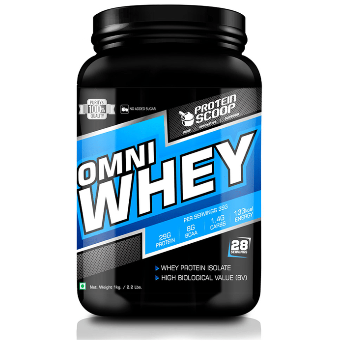 Protein Scoop Omni Whey Protein Isolate Powder Strawberry