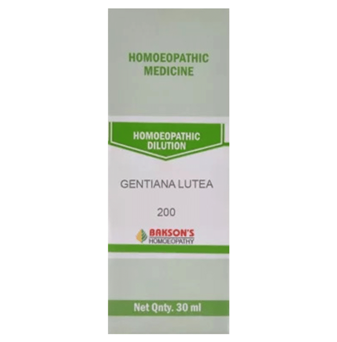 Bakson's Gentiana Lutea Dilution 200
