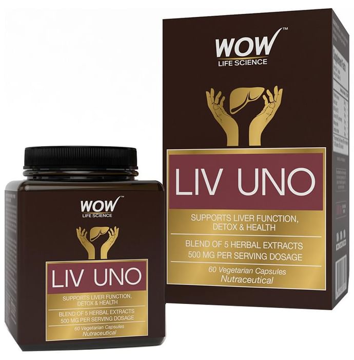 WOW Life Science Liv Uno Vegetarian Capsule