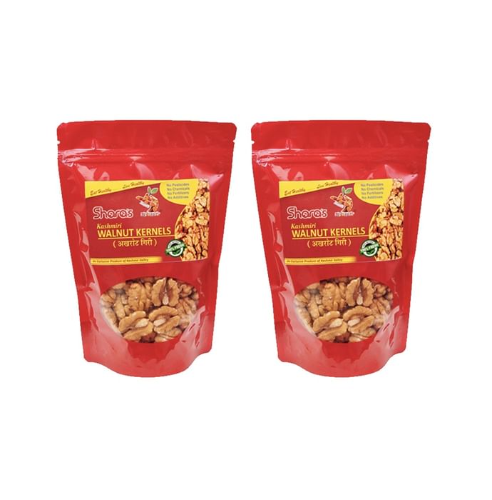 Shara's Kashmiri Walnut Kernels (Akhrot Giri) (400gm Each)