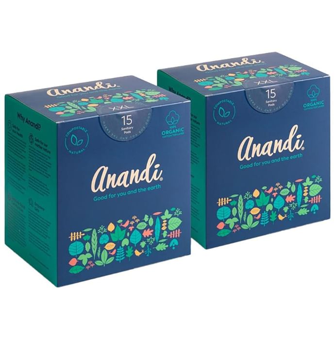 Anandi Sanitary Pads (15 Each) XXL