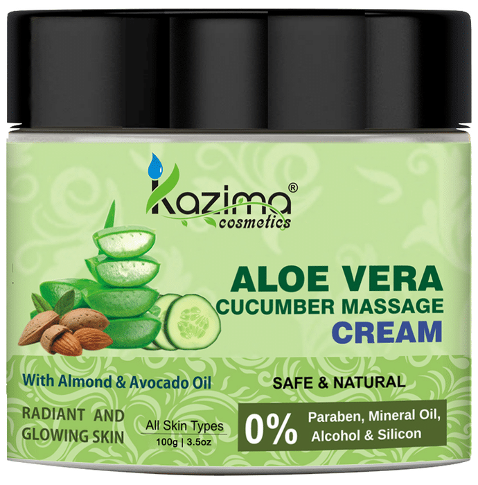 Kazima Cosmetics Aloe Vera Cucumber Massage Cream