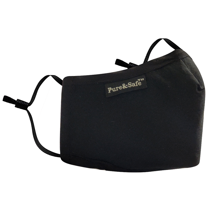 Pure & Safe Designer N95 Face Mask - 5 Layered Reusable Anti Pollution N95 Mask with Activated Carbon Filter and Chin Support