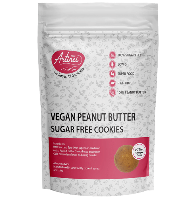 Artinci Vegan Peanut Butter Sugar Free Cookie