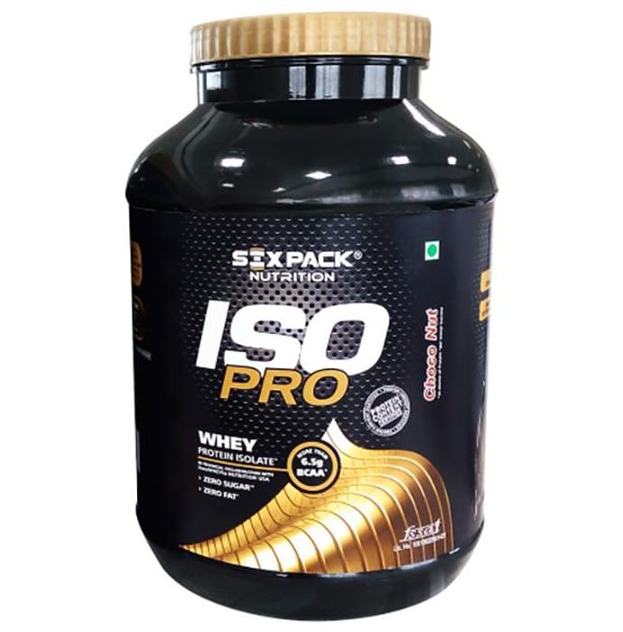 Sixpack Nutrition Iso Pro 100% Whey Protein Isolate Powder Choconut
