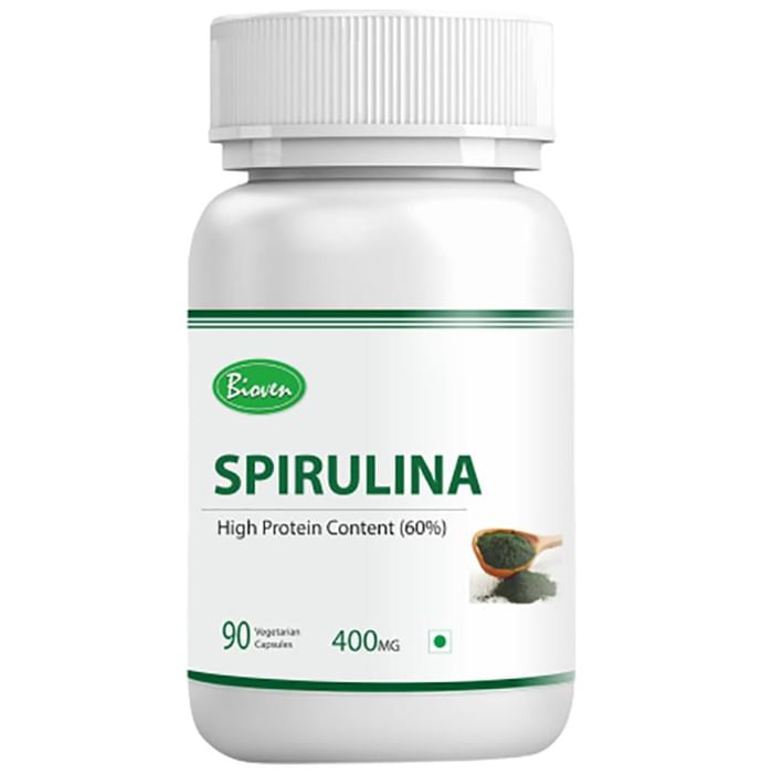 Bioven Spirulina 400mg Vegetarian Capsules