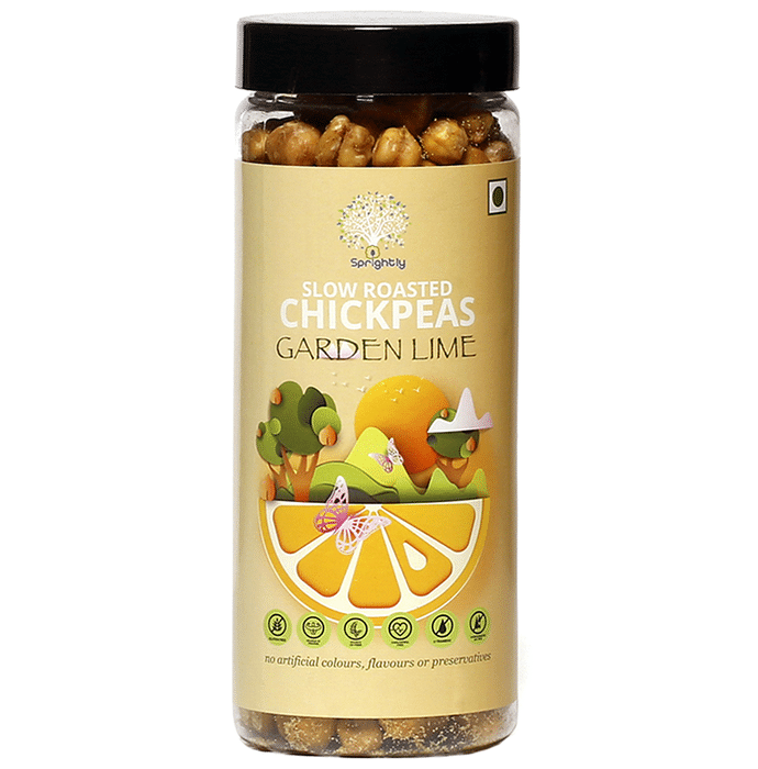 Sprightly Slow Roasted Chickpeas (180gm Each) Garden Lime