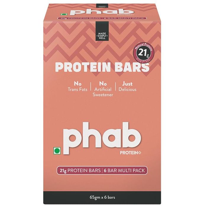 Phab Chocolate Brownie Protein Bar (65gm Each)