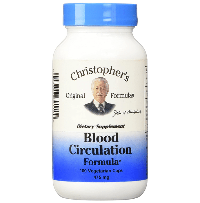 Christopher's Blood Circulation Formula Vegetarian Cap