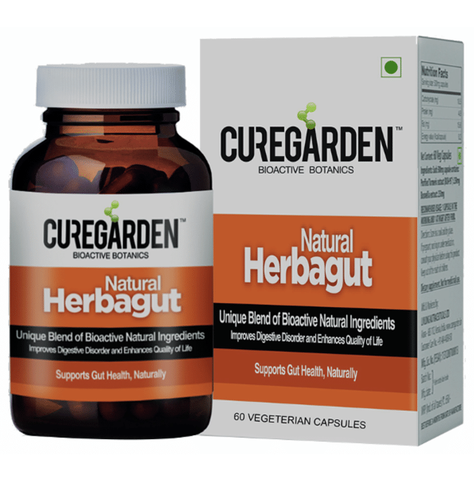 Curegarden Natural Herbagut Vegeterian Capsules
