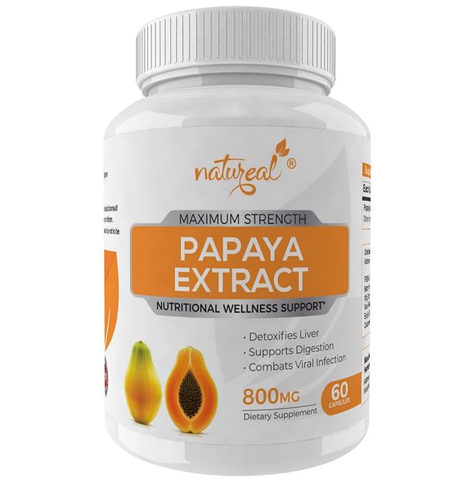 Natureal Papaya Extract 800mg Capsule