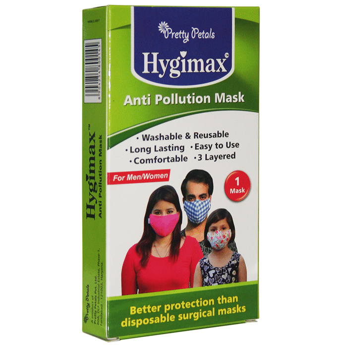 Pretty Petals Hygimax Anti Pollution Mask for Men/Women