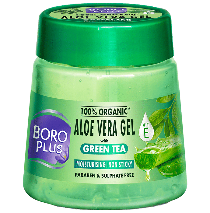 Boroplus 100% Organic Aloe Vera Gel with Green Tea