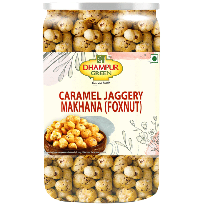 Dhampur Green Caramel Jaggery Makhana (Foxnut)