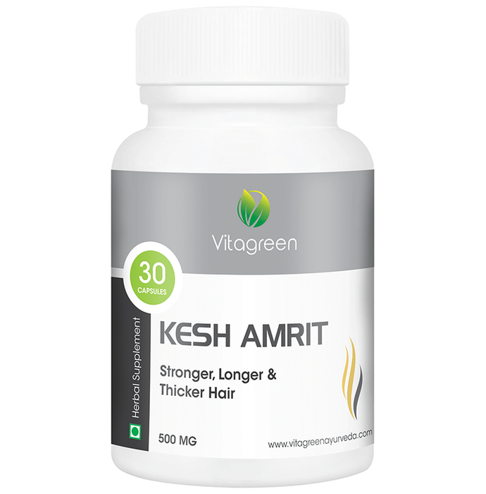 Vitagreen Kesh Amrit 500mg Capsule