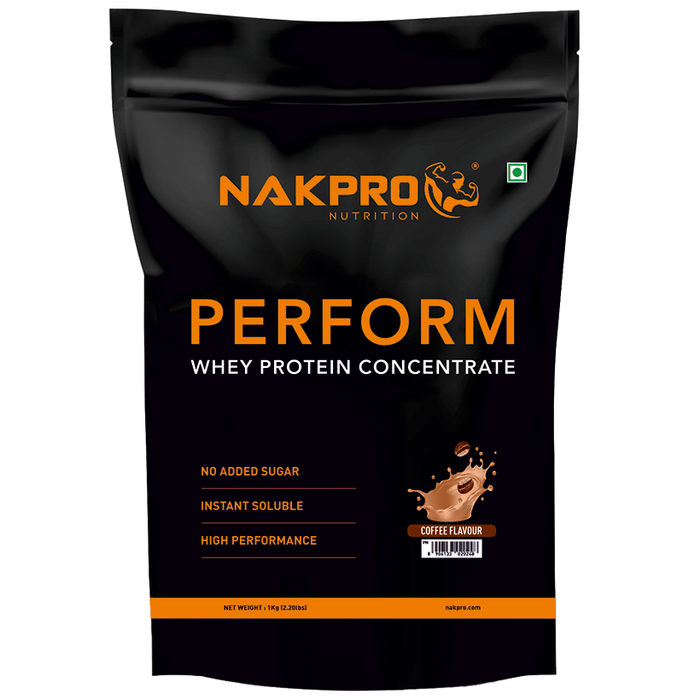 Nakpro Nutrition Perform Whey Protein Concentrate Coffee