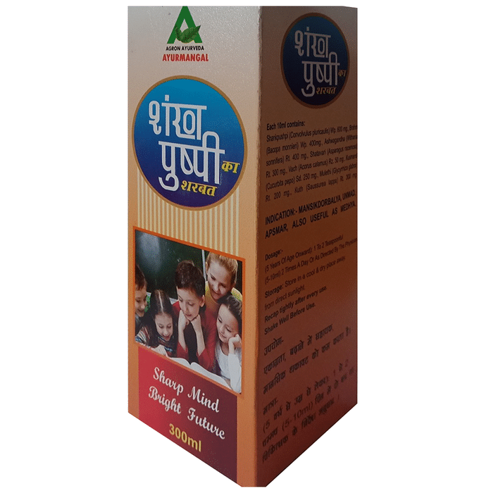 Agron Ayurveda Shank Pushpi Ka Sharbat