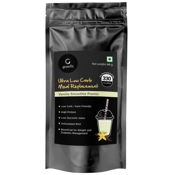 Growfit Meal Replacements Smoothies Vanilla