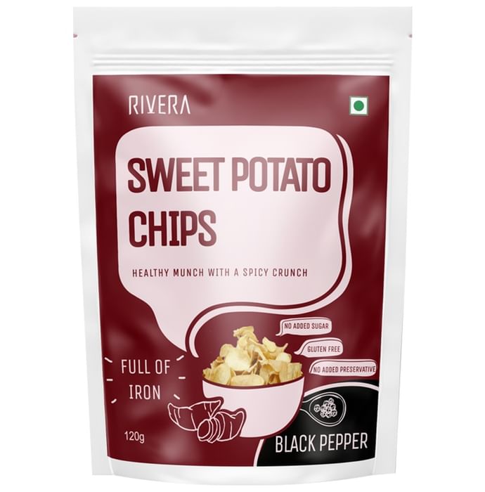 Rivera Sweet Potato Chips Black Pepper
