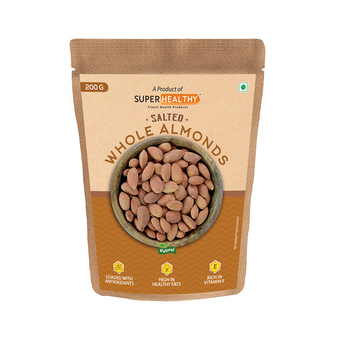 Super Healthy Salted Whole Almonds