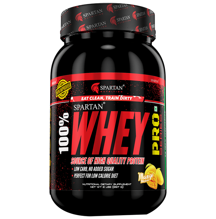 Spartan Nutrition 100% Whey Protein Pro Powder Mango