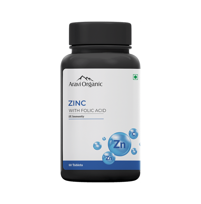 Aravi Organic Zinc with Folic Acid Tablet