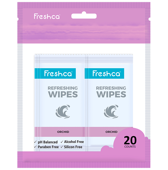 Freshca Orchid Refreshing Wipes