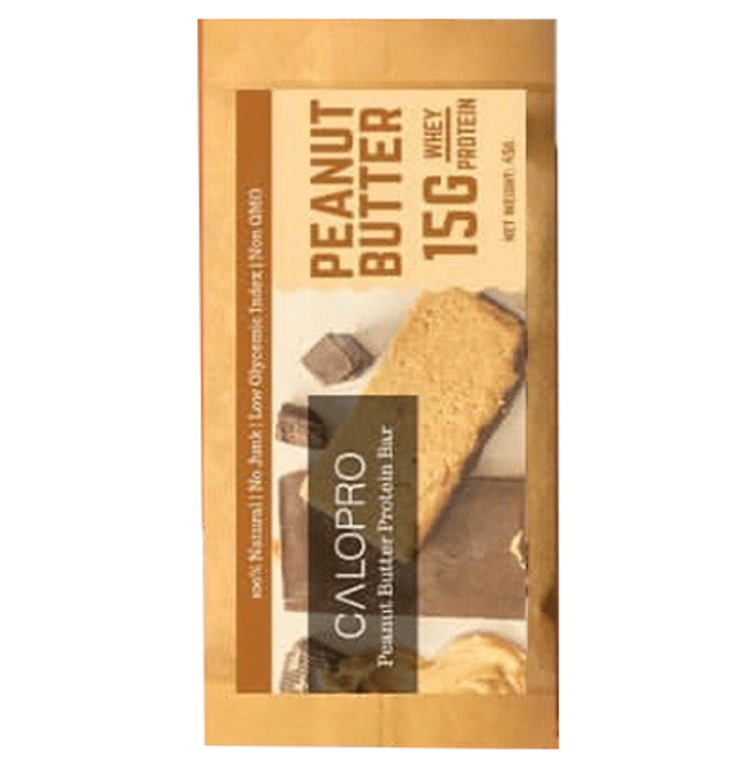 Calopro 15G Isolate Whey Protein Bar Peanut Butter Classic Peanut Butter