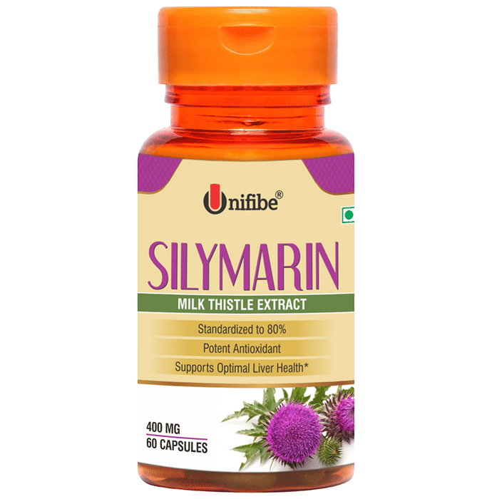 Unifibe Silymarin Milk Thistle Extract 400mg Capsule