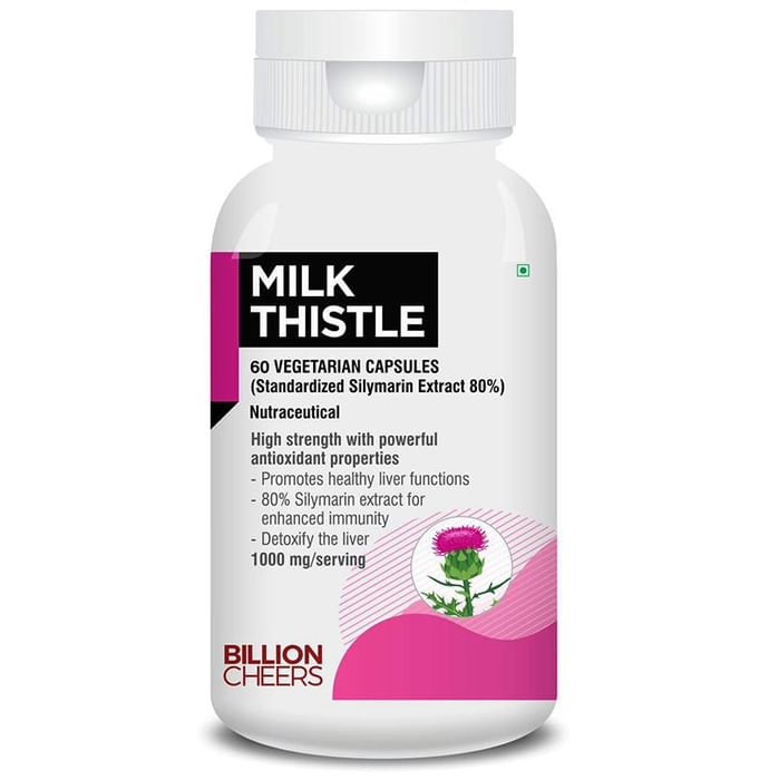 Billion Cheers Milk Thistle Vegetarian Capsules