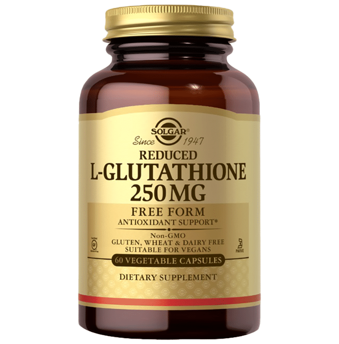 Solgar Reduced L-Glutathione 250mg Vegetable Capsule