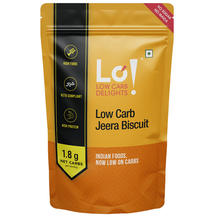 Lo! Foods Low Carb Jeera Biscuit