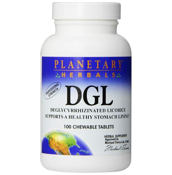 Planetary Herbals DGL Licorice Chewable Tablet