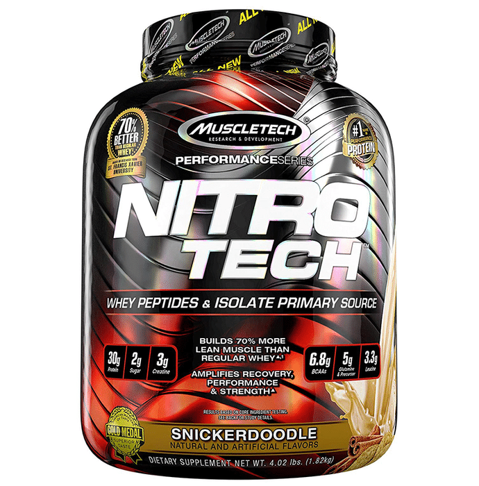 Muscletech Performance Series Nitro Tech Whey Isolate Snicker Doodle