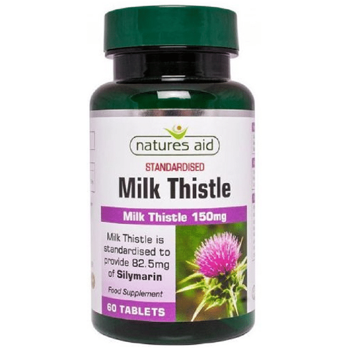 Natures Aid Milk Thistle 150mg Tablet