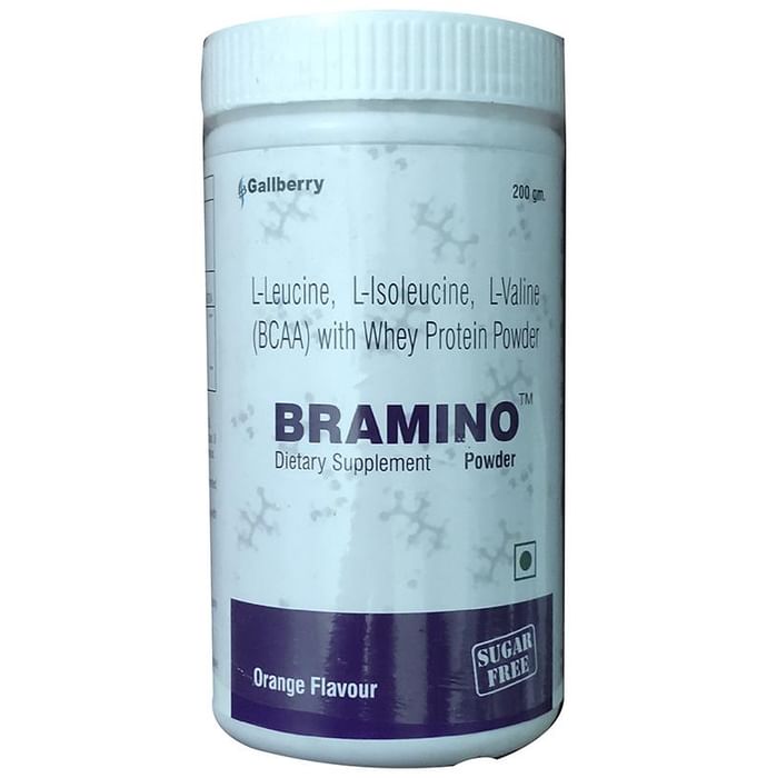 Bramino Whey Protein Powder Orange Sugar Free