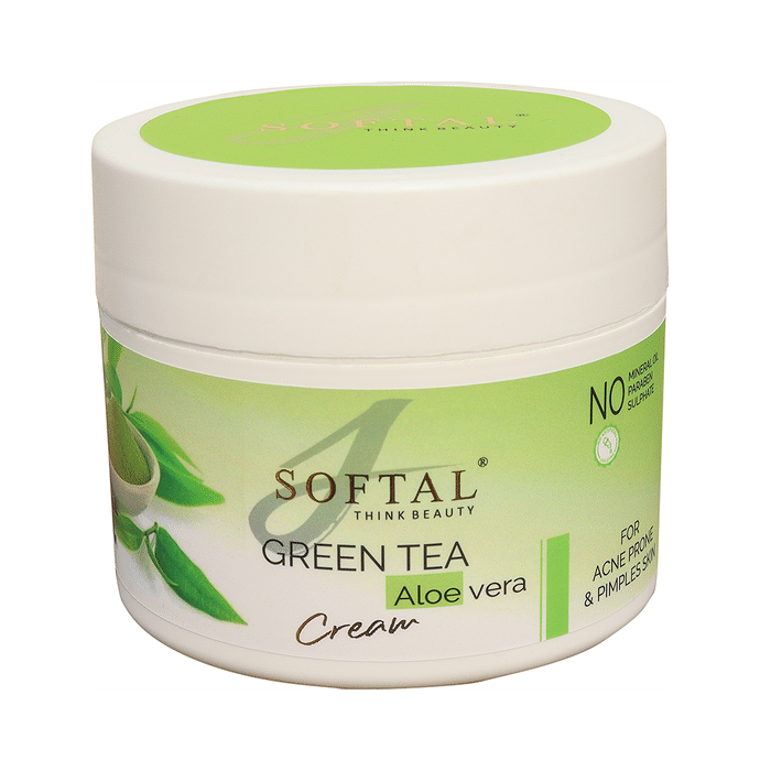 Softal Green Tea Aloevera Cream