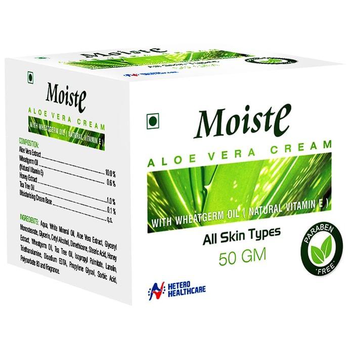 Moiste Aloe Vera Cream with Wheatgerm Oil