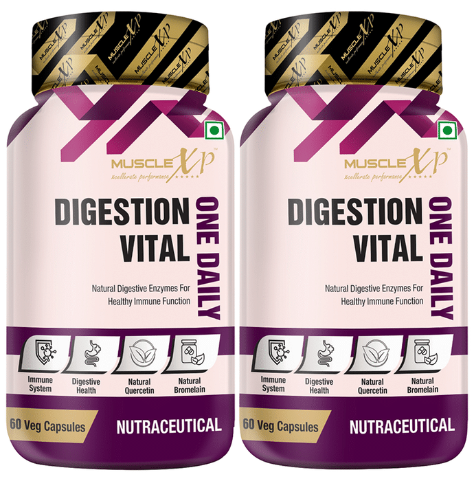 MuscleXP Digestion Vital One Daily Veg Capsule (60 Each)