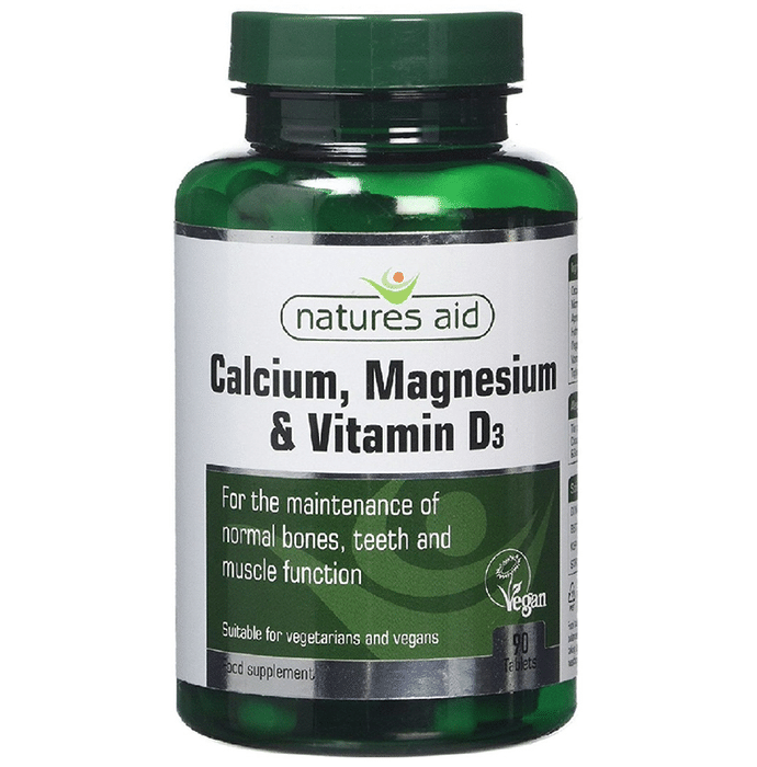 Natures Aid Calcium, Magnesium & Vitamin D3 Tablet