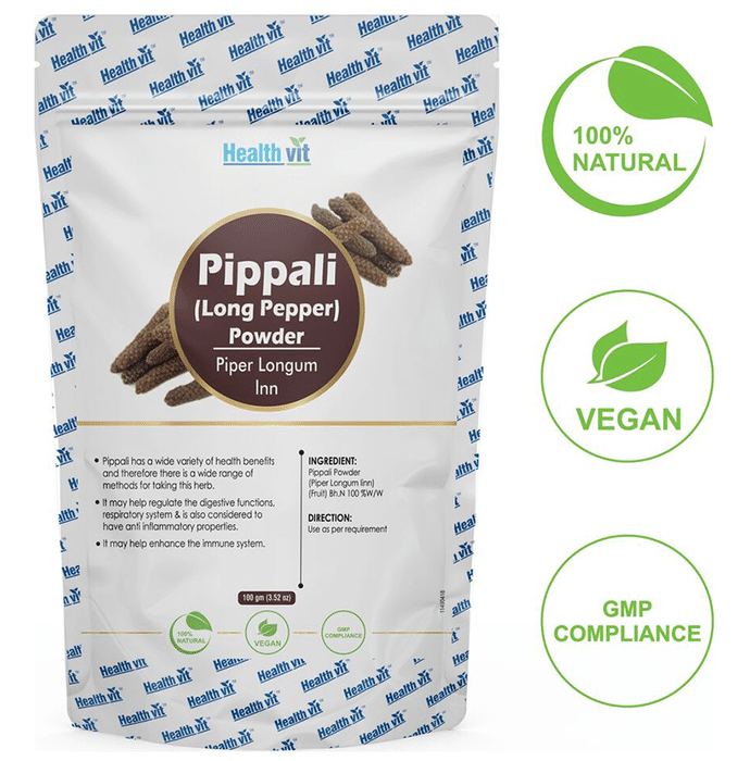 HealthVit Natural Pippali (Piper Longum linn) Powder