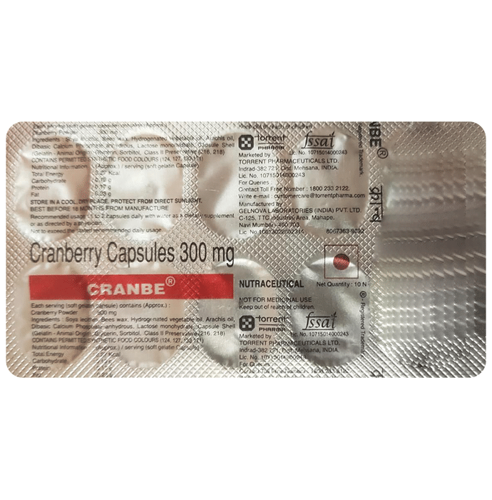 Cranbe 300mg Soft Gelatin Capsule