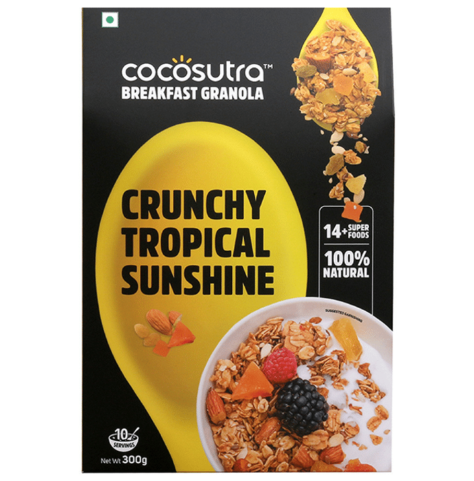 Cocosutra Breakfast Granola Crunchy Tropical Sunshine