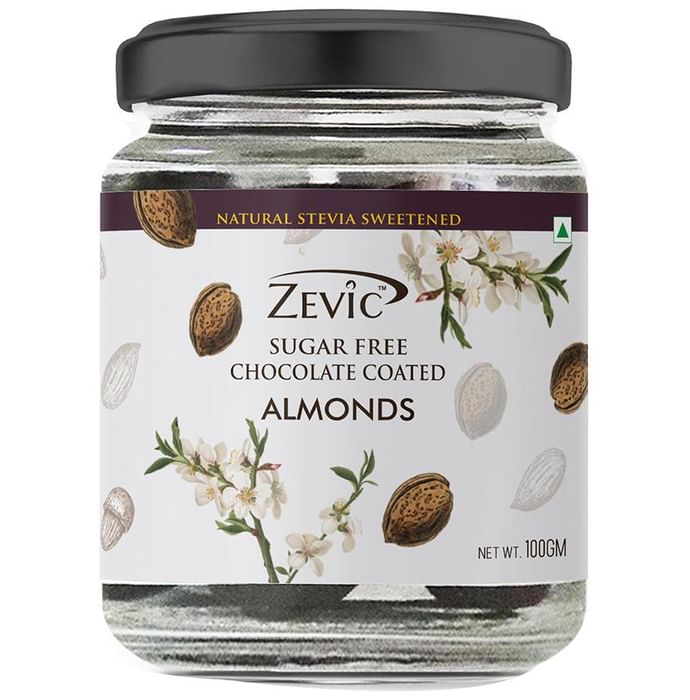 Zevic Chocolate Coated Almonds Sugar Free