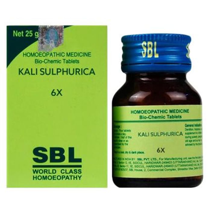 SBL Kali Sulphurica Biochemic Tablet 6X